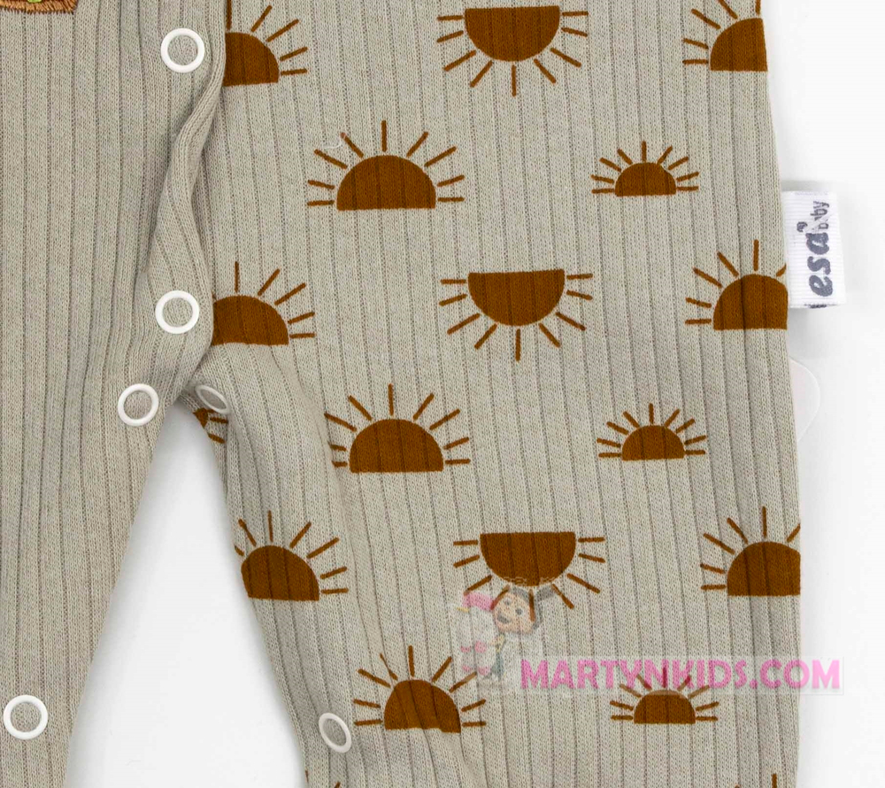 комплект комбинезон -шапочка Солнышко "лапша" 4914