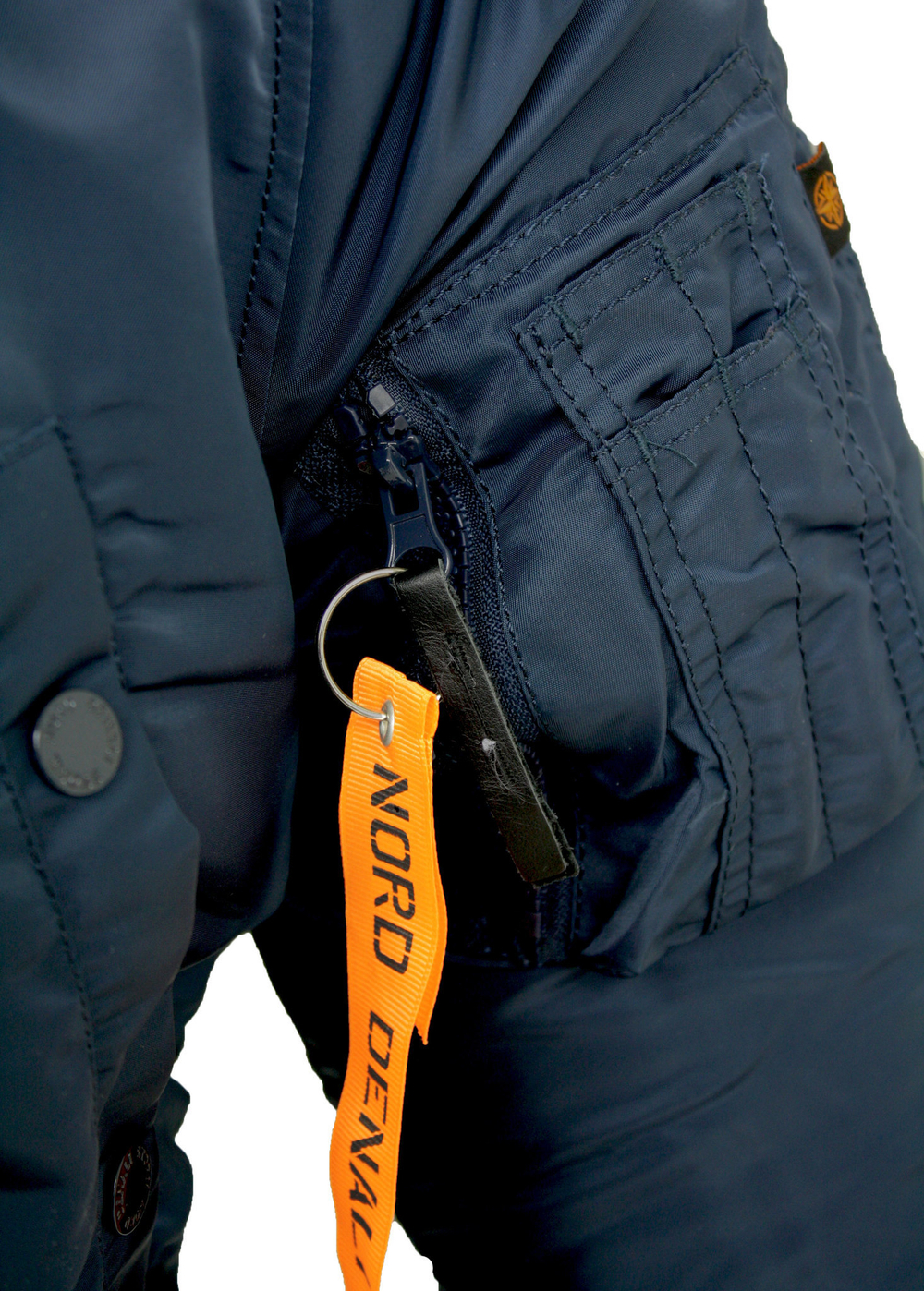 Куртка Аляска N-3B  Husky Denali (синяя - r.blue/orange)