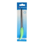 Пилка для ногтей металлическая на блистере «Ультрамарин», цвет ручки микс, цвет пилки серебро,18см