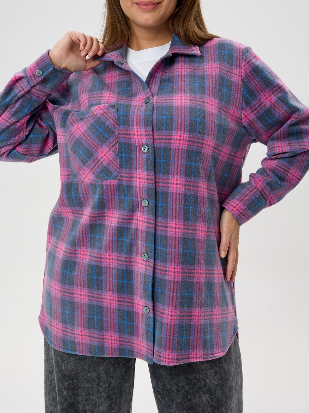 Рубашка Мускат-1 Виотекс СЕРЫЙ