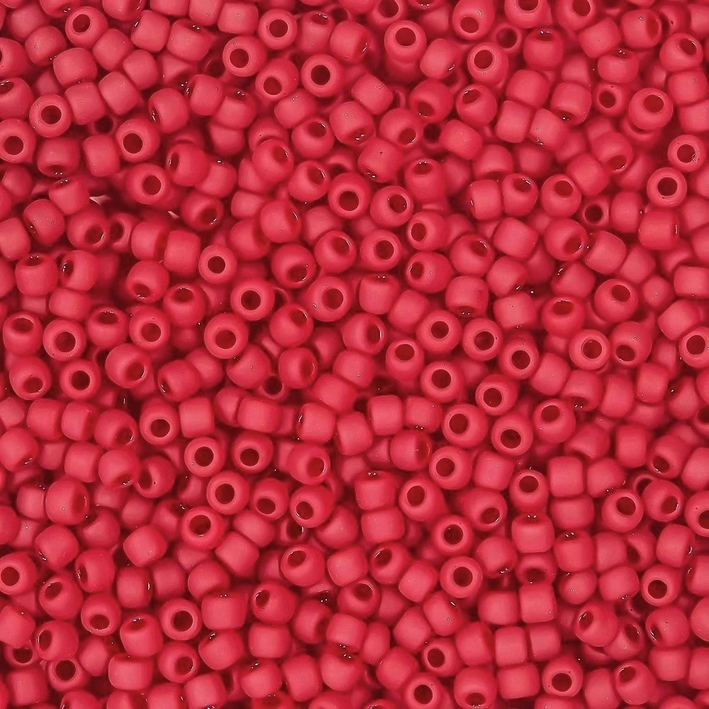 Японский бисер TOHO Round 11/0 (№5CF), прозрачный матовый