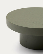 Aiguablava Журнальный столик зеленый цементный Ø90 см