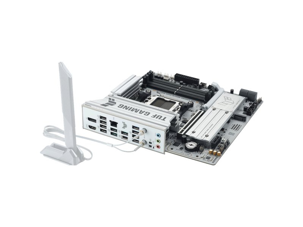Материнская плата Asus Tuf Gaming B850m-plus Wifi7 W, Socket AM5, AMD B850, mATX, RTL [90MB1MD0-M0EAY0]