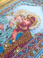 И-26 Набор для вышивания хрустальными камнями Святые Петр и Феврония