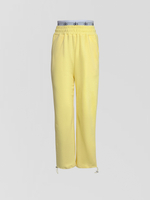 Спортивные штаны YIXUAN 9088 однотонные с двойной резинкой на кулиске внизу