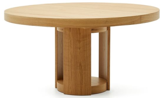 Круглый раздвижной стол Artis из массива дуба и шпона, 150 (200) см x 80 La Forma Испания