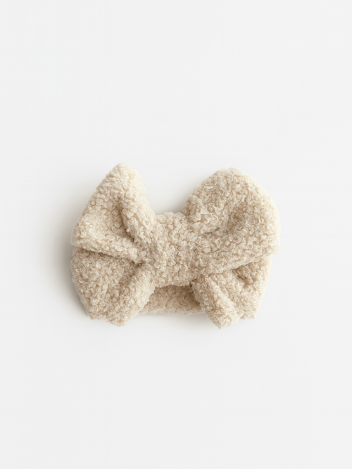 Американский бант плюшевый, Бежевый