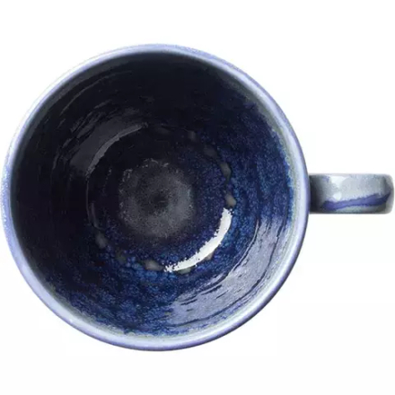 Чашка чайная «Аврора Везувиус Ляпис» фарфор 228мл D=9см лазурн.,белый