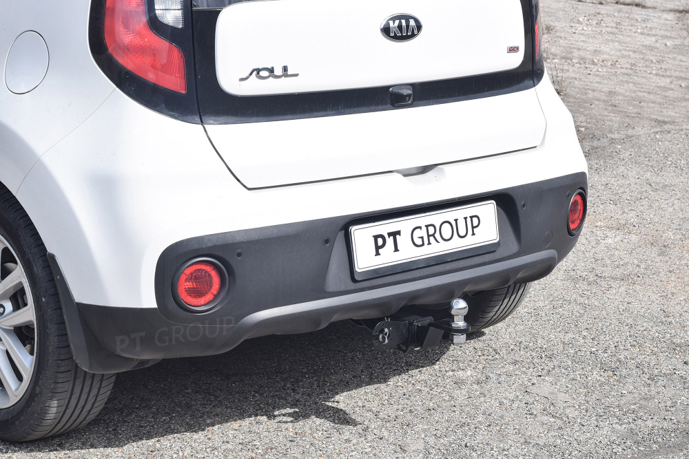 Фаркоп PT GROUP /съемный квадрат/ KIA Soul 2013-2018(паспорт и сертификат в комплекте)(без электрики) арт.KSL-13-991122.00
