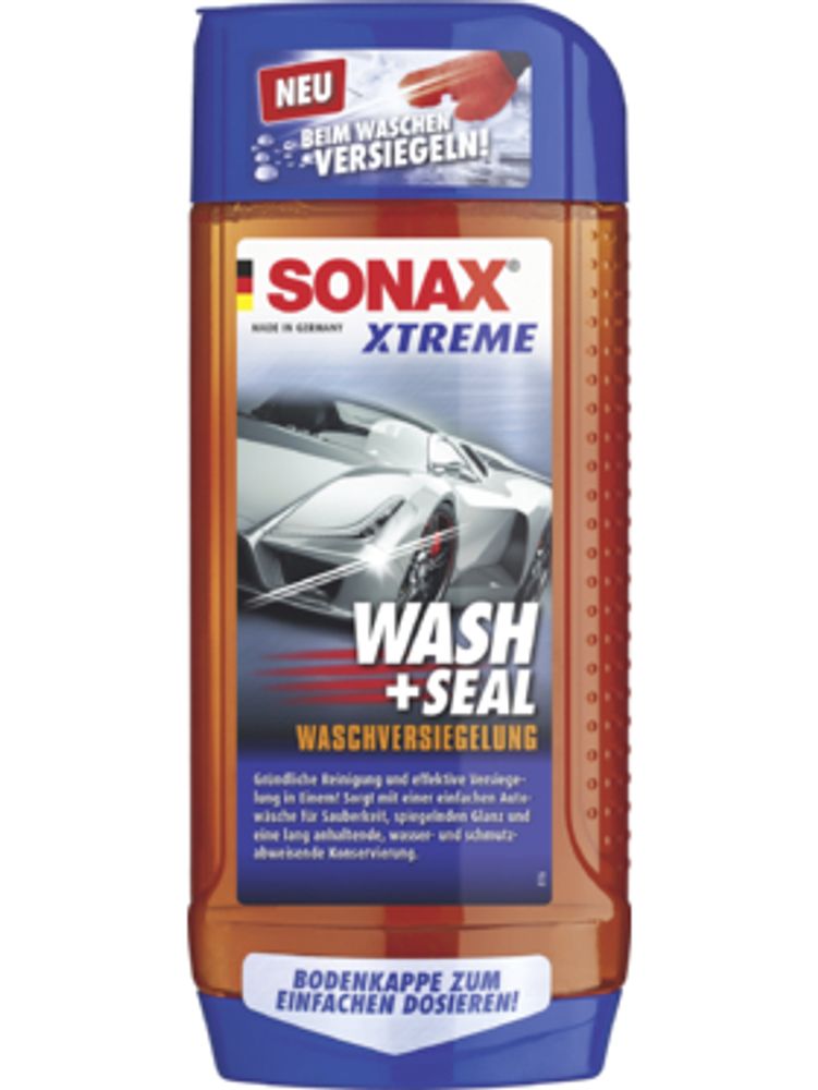 SONAX Xtreme Wash &amp; Seal - Автошампунь - быстрый блеск, 500мл