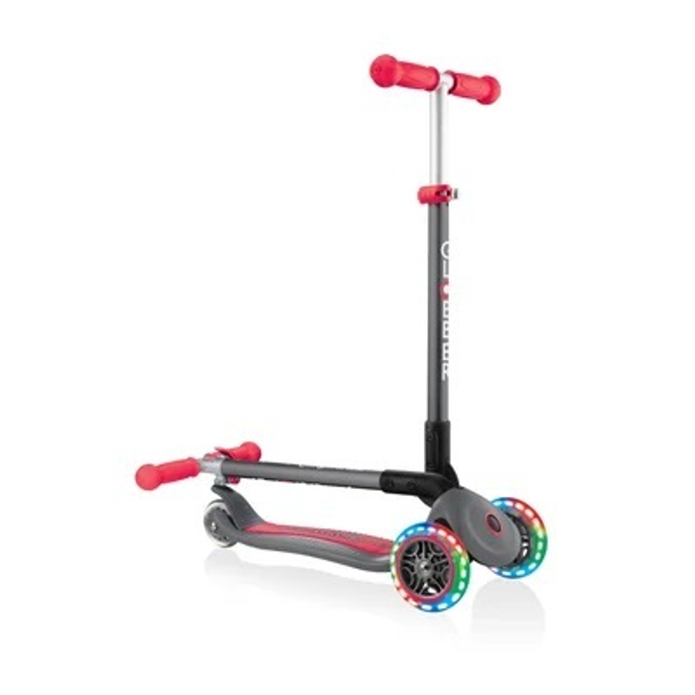 Самокат Globber Primo Foldable Lights черный