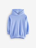 Толстовка удлиненная с капюшоном для девочки Next E61-673, Голубой