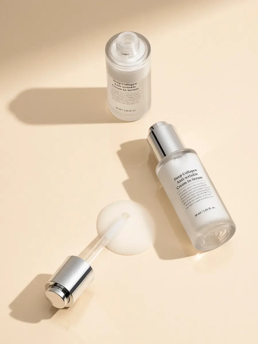 Sungboon Editor Двухфазная сыворотка-крем с коллагеном для упругости кожи Deep Collagen Anti Wrinkle Cream In Serum 30 мл