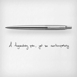 Шариковая ручка Parker Jotter Essential, St. Steel СT, стержень: Mblue