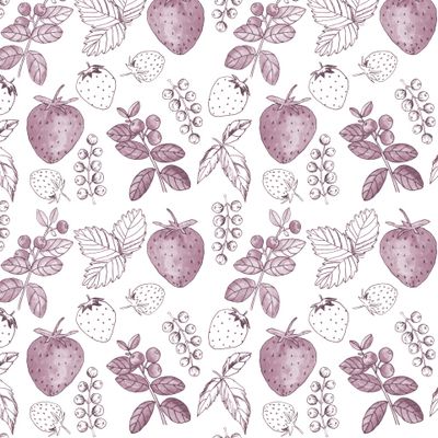 Ягоды в тепло-коричневых тонах