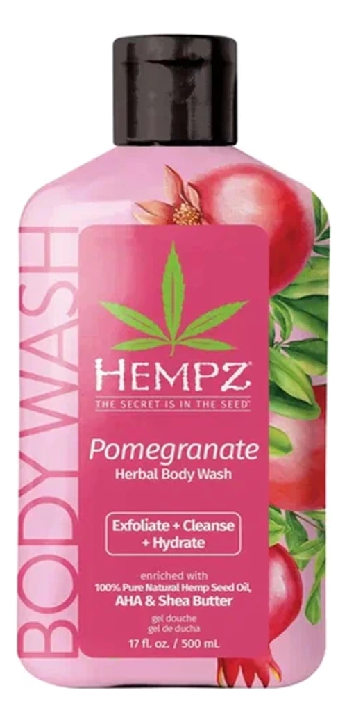 Hempz Гель для душа Гранат-Pomegranate Herbal Body Wash,500 мл