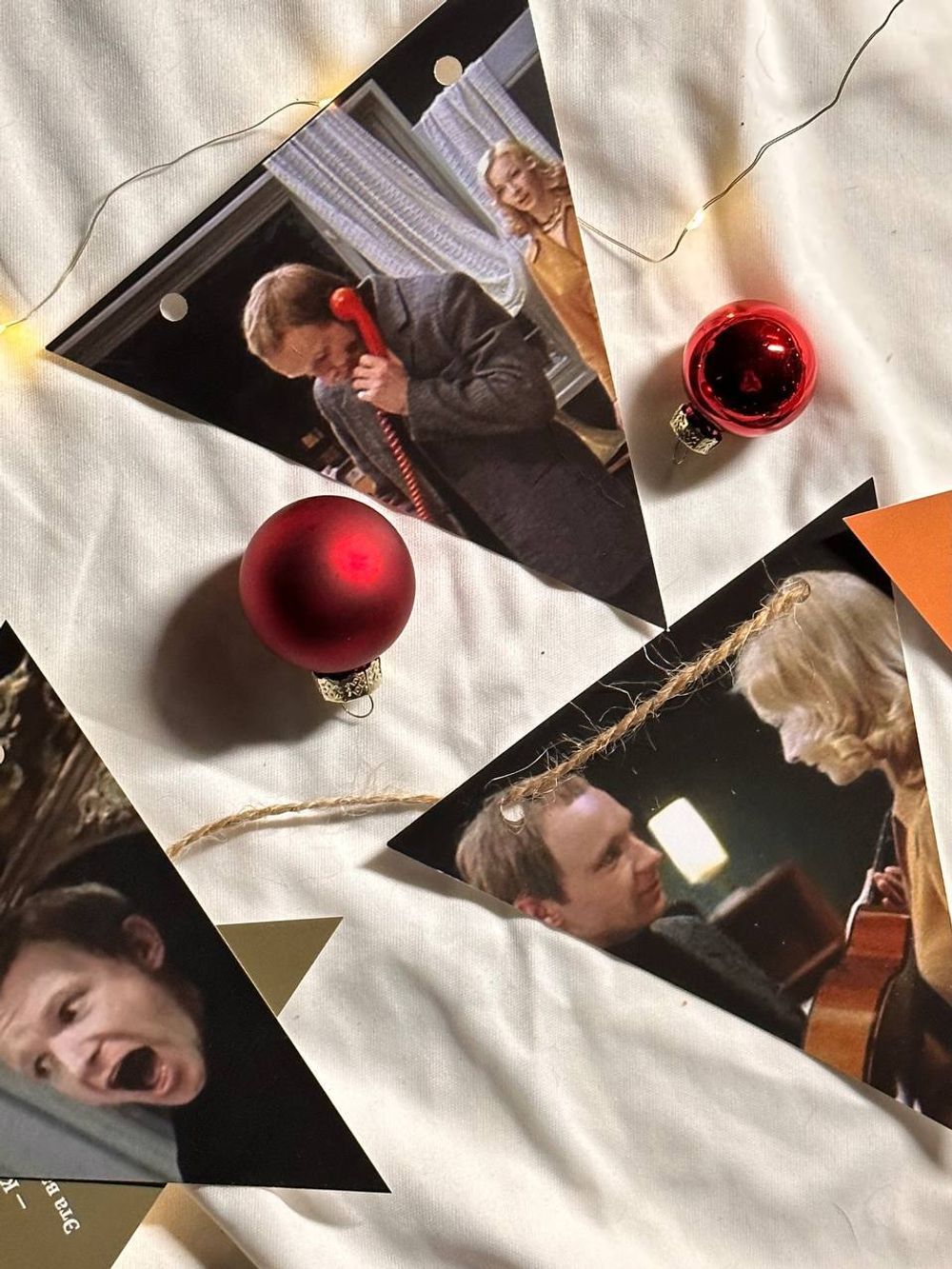 Гирлянда-растяжка бумажная для праздника GRIDMIR "Ирония Судьбы"