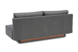 Диван Тор, рогожка, тёмно-серый