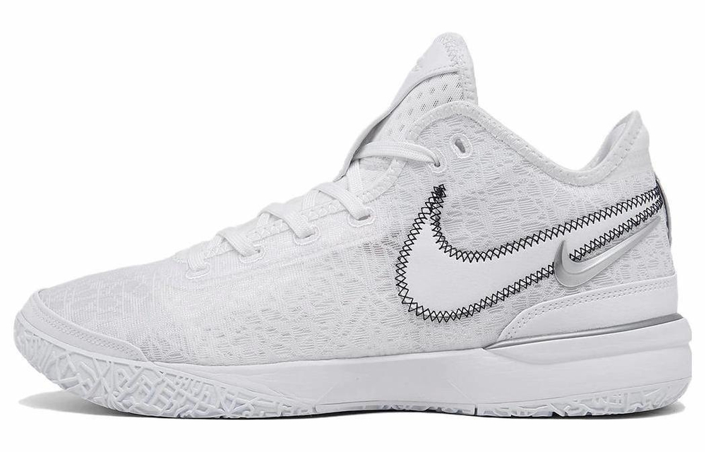 Кроссовки Nike Lebron Nxxt Gen Zoom "White Metallic Silver"