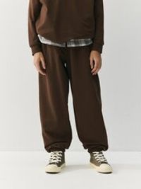 Джоггеры оверсайз облегченные "Шоколад" 7+