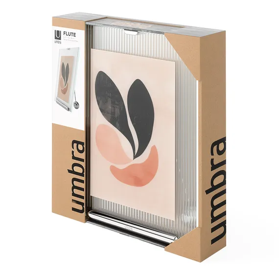 Фоторамка flute, 20х23 см, хром