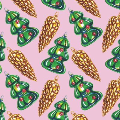 Новогодние ёлочные игрушки