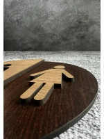 Табличка на дверь туалета