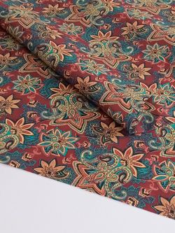 Ткань бязь плательная, рис. " Восточные мотивы", ширина 150 см, арт. 912