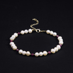 Браслет на ногу Art Nouveau RED