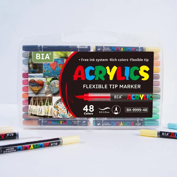 Flomaster \ фломастеры Acrylics BİA 48 colors
