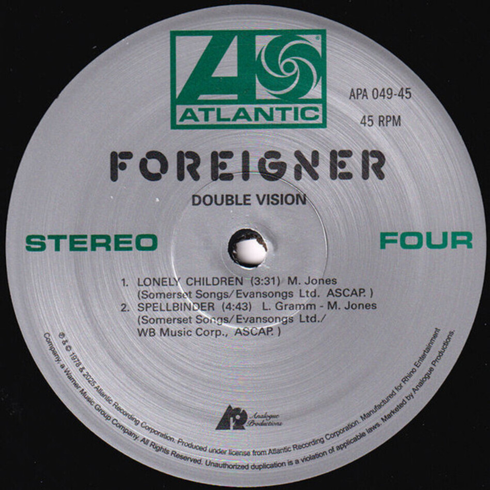 Foreigner / Double Vision (2LP)