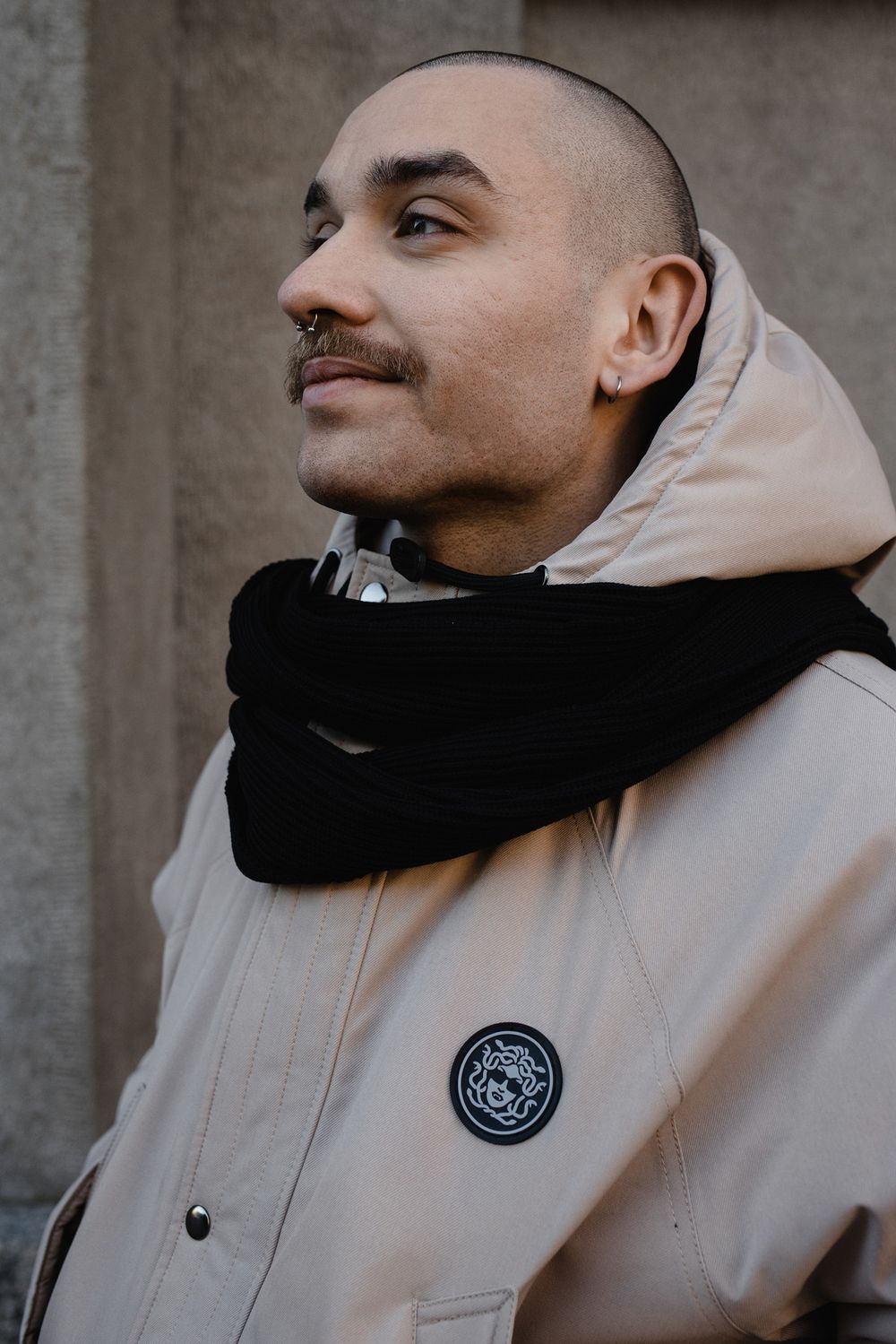 Шарф MEDOOZA "Classic" Черный