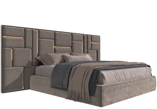 Кровать Howard с широким изголовьем