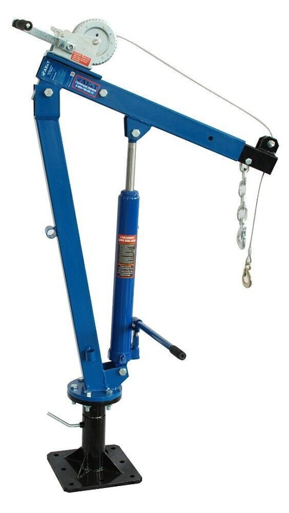 Гидравлический кран T62103A AE&T 1 т с лебедкой