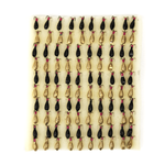 Мормышка "Чертик" литой рифленый с отверстием (0.55гр)