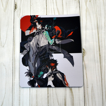 Коврик для мыши "Genshin Impact / Геншин - Сяо трое"