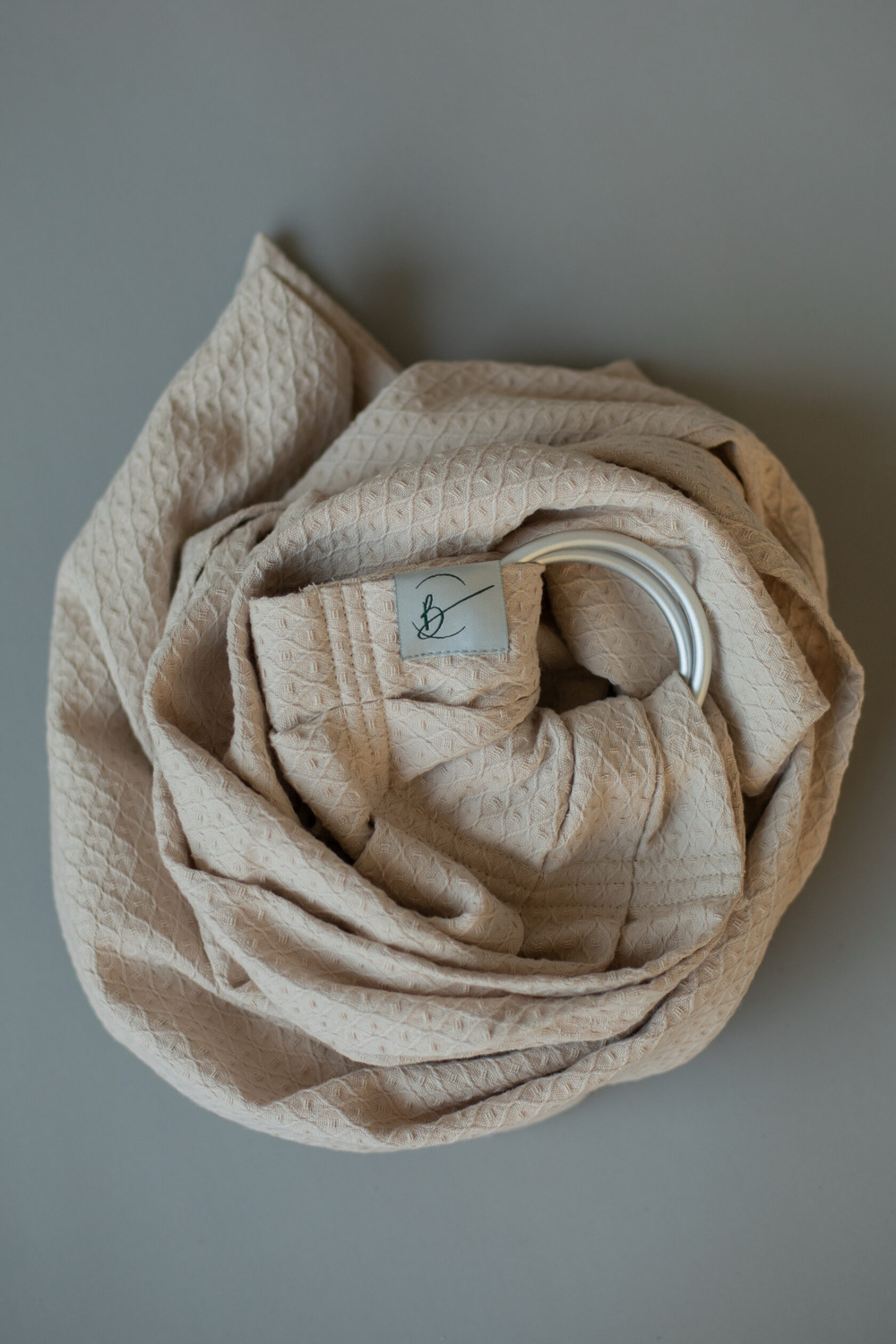 Тканый слинг на кольцах «Крепкие объятия», Кофе