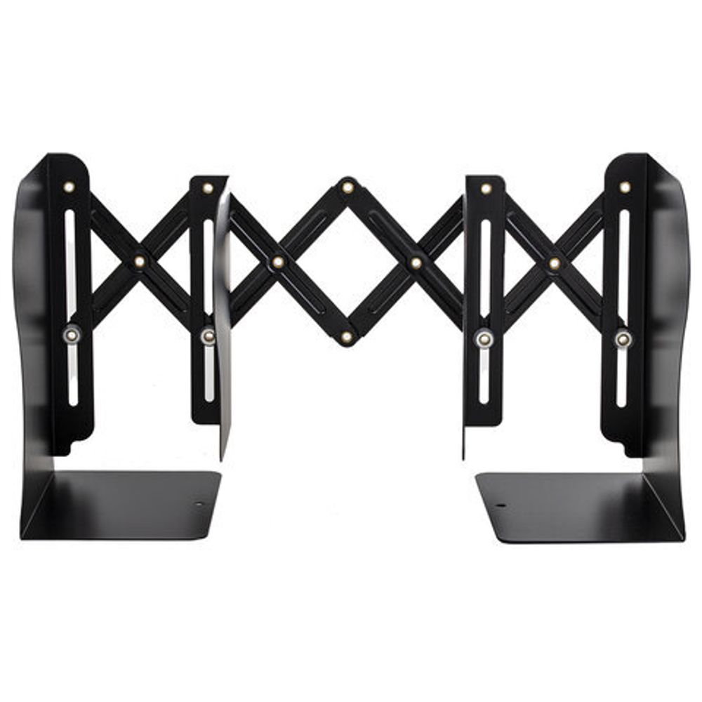 Подставка-держатель для книг и учебников ЮНЛАНДИЯ "Space", раздвижная, металлическая, 237901