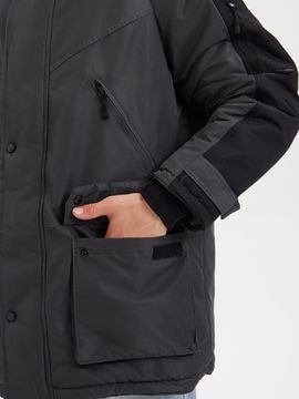 Куртка зимняя "Премьер" (серый/черный)