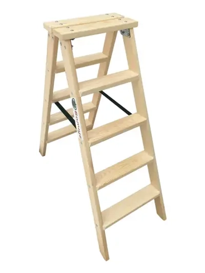 Стремянка деревянная 2х5 wide (рабоч. высота 2,65м)