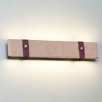 Настенный светодиодный светильник 6630/25WL бежевый/бордовый Vincent Odeon Light