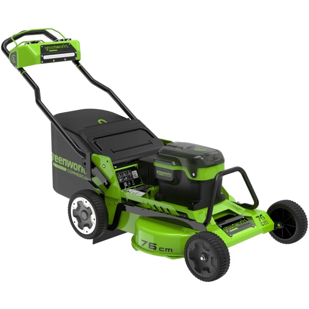 Газонокосилка аккумуляторная Greenworks GC82HPLM76 82В (без АКБ и ЗУ) нож 76 см, 2519207