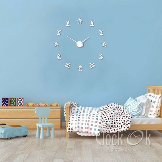 Настенные 3D часы Mickey