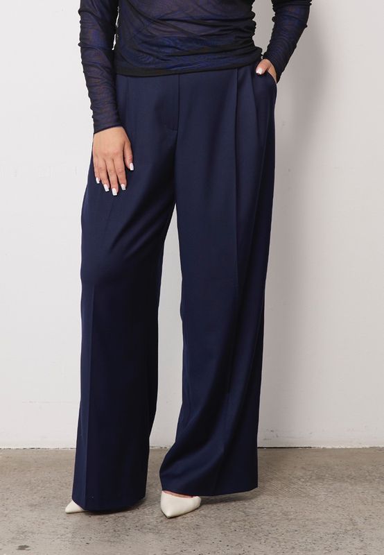 Брюки со стрелками, синий