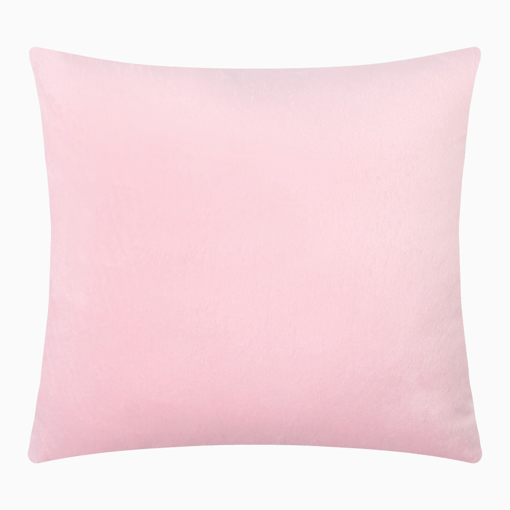 Подушка декоративная , 30*30см, велюр (розовый)