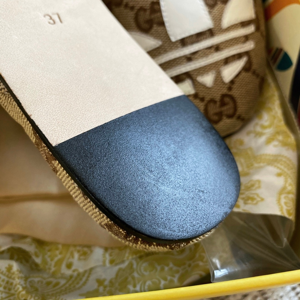 Gucci x Adidas Mules