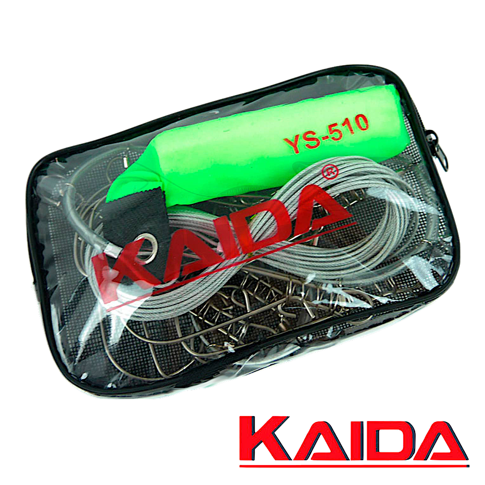 Кукан Catfishmaster (Kaida) 5метров 10петель YS-510 Зеленый