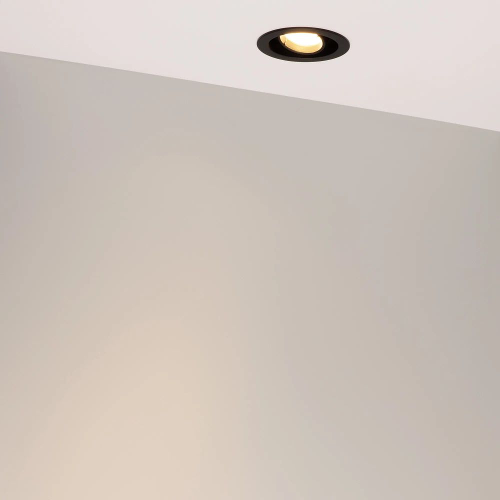 Светильник MS-VORTEX-BUILT-R90-12W Warm3000 (BK-BK, 40 deg, 230V) (Arlight, IP20 Металл, 5 лет) 043481