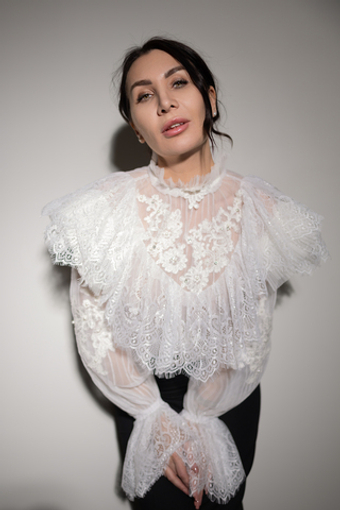 Блуза "Белый лебедь"