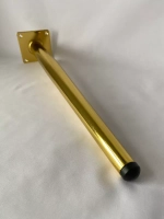 Ножки для мебели металлические золотые высокие 40см - 4 шт